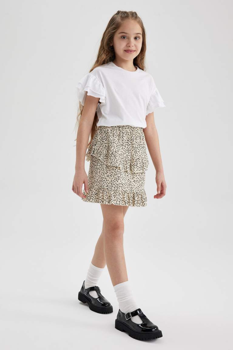 Girl Patterned Skirt