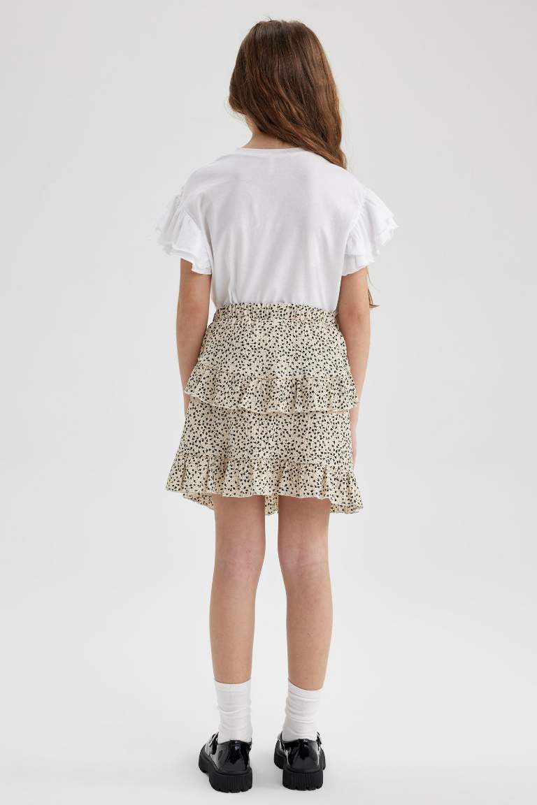 Girl Patterned Skirt