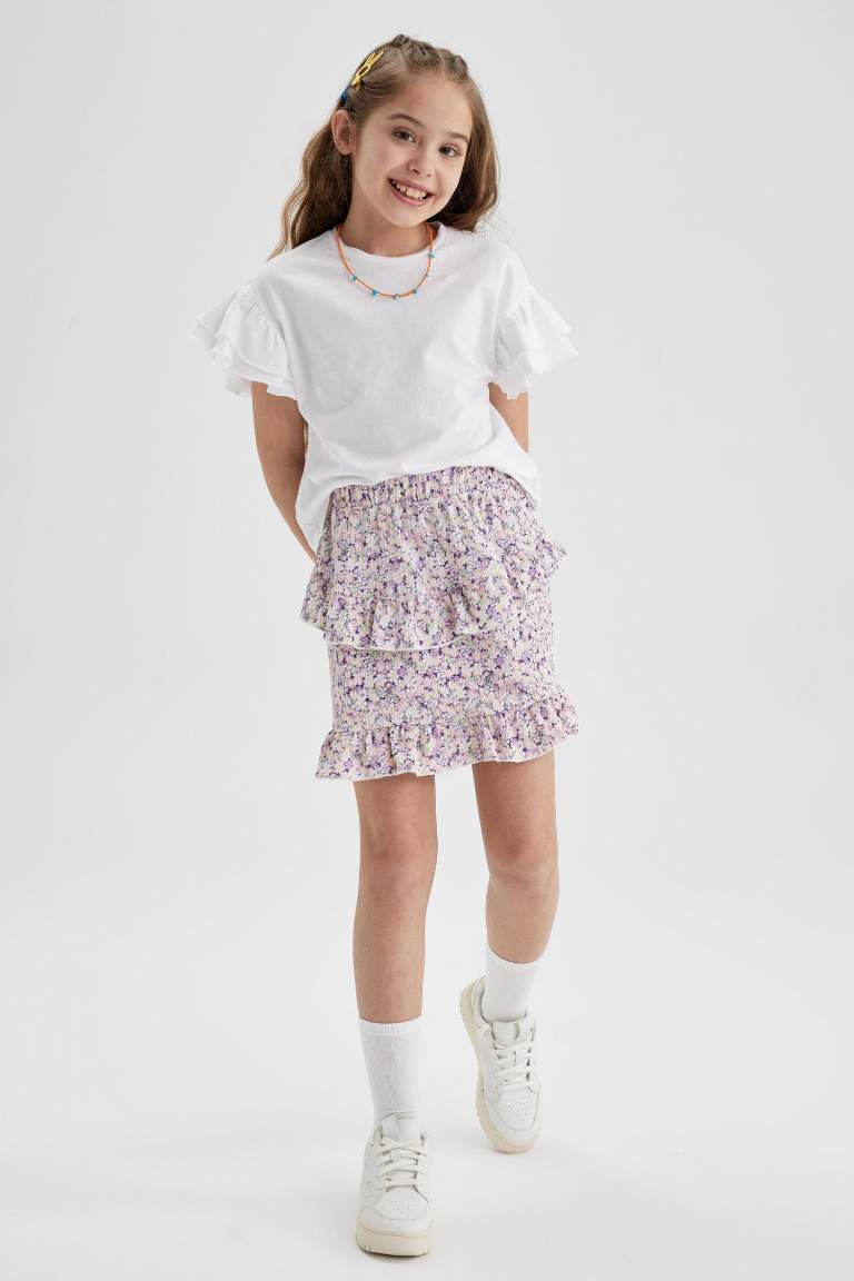 Girl Patterned Skirt