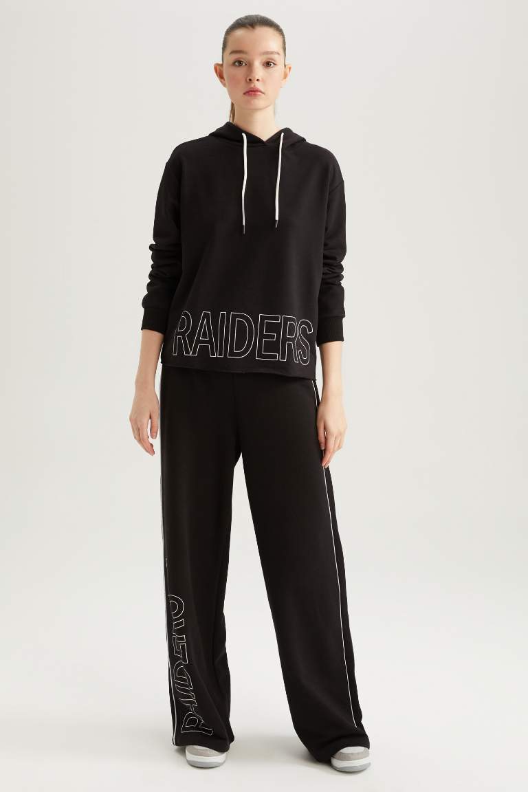 Спортивные штаны палаццо NFL Las Vegas Raiders; DeFactoFit