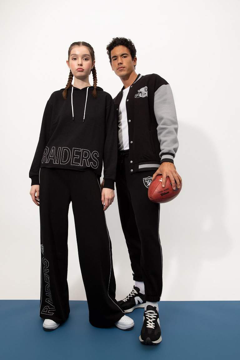 Спортивные штаны палаццо NFL Las Vegas Raiders; DeFactoFit