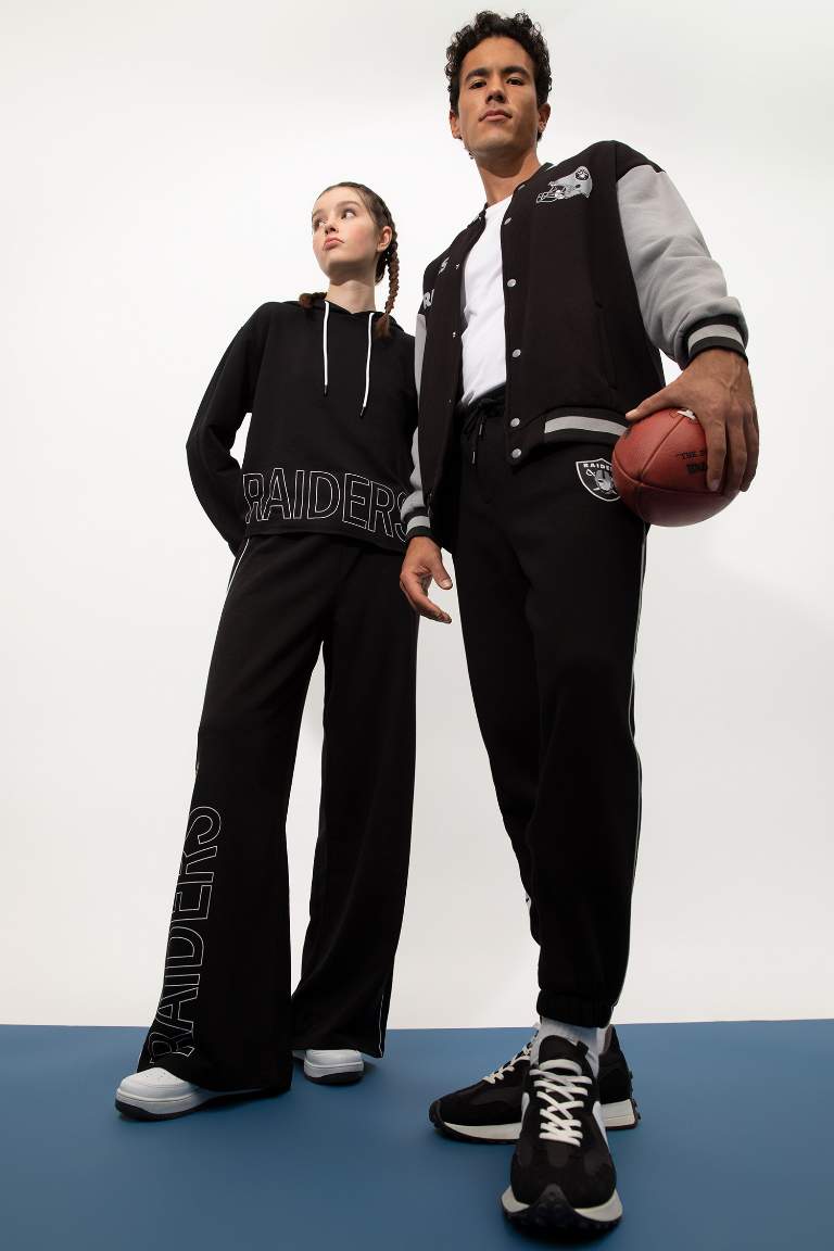 Спортивные штаны палаццо NFL Las Vegas Raiders; DeFactoFit