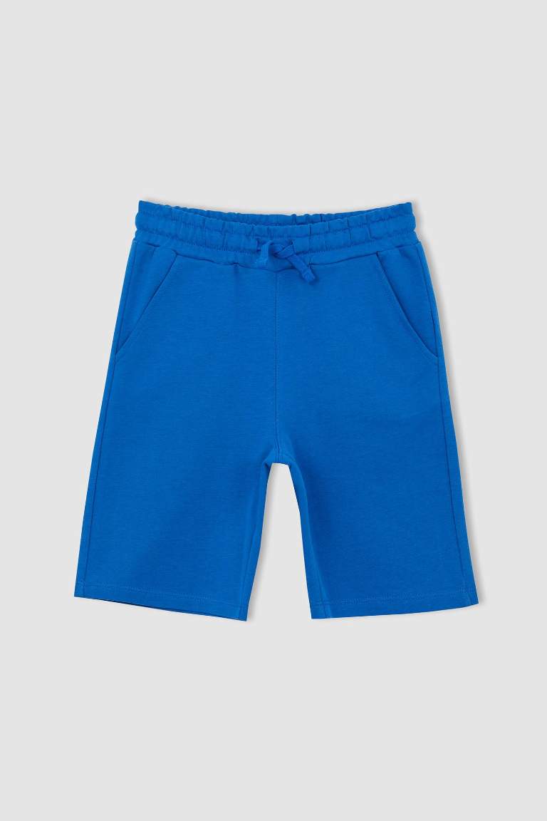 Boy Regular Fit Sweatshirt Fabric Shorts