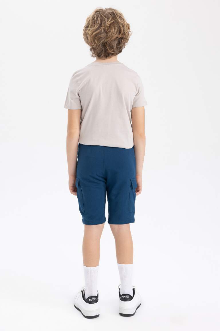 Boy Regular Fit Sweatshirt Fabric Shorts