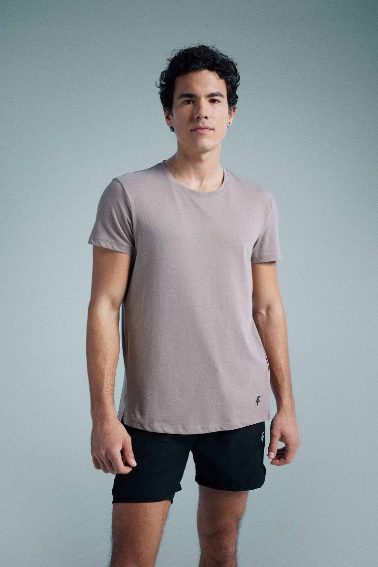 Defacto Fit Slim Fit Crew Neck Sportsman T-Shirt