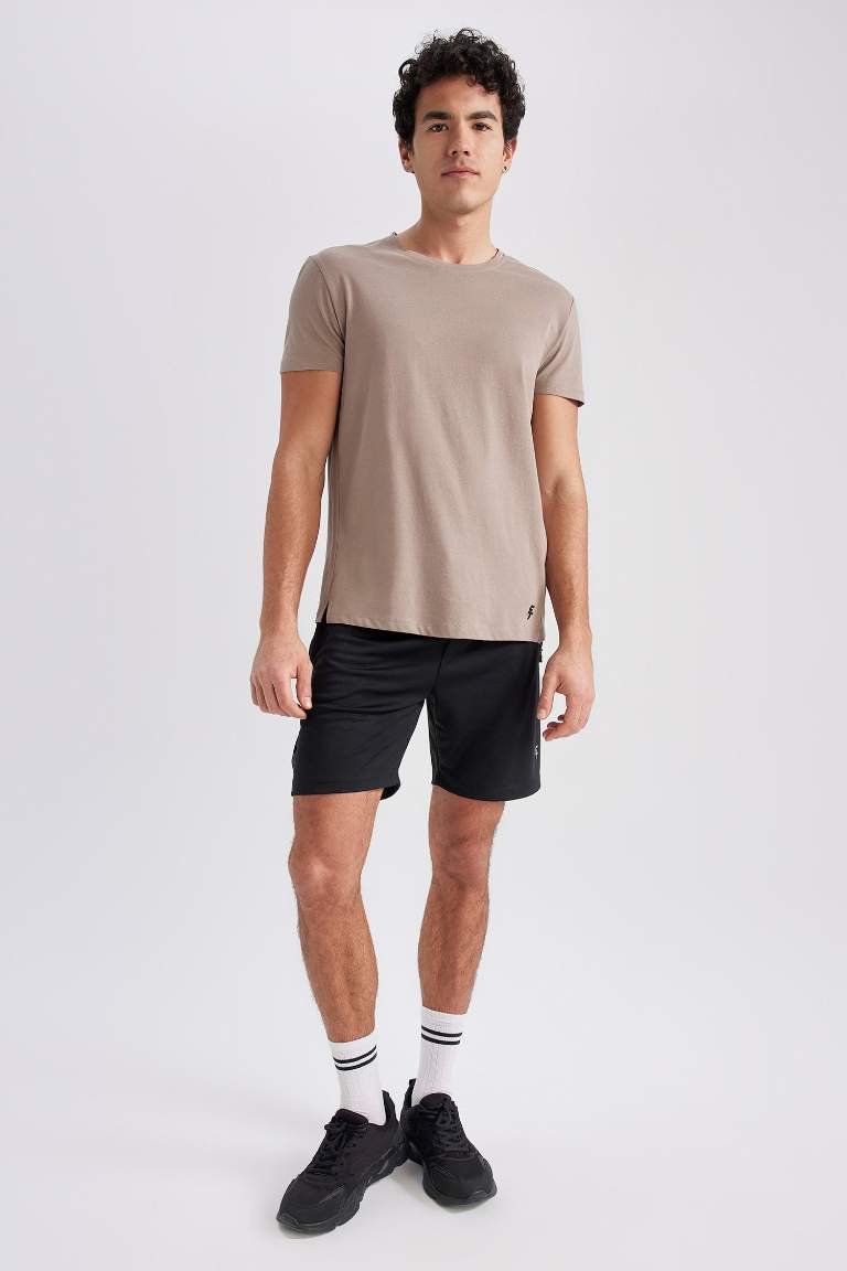 Defacto Fit Slim Fit Crew Neck Sportsman T-Shirt