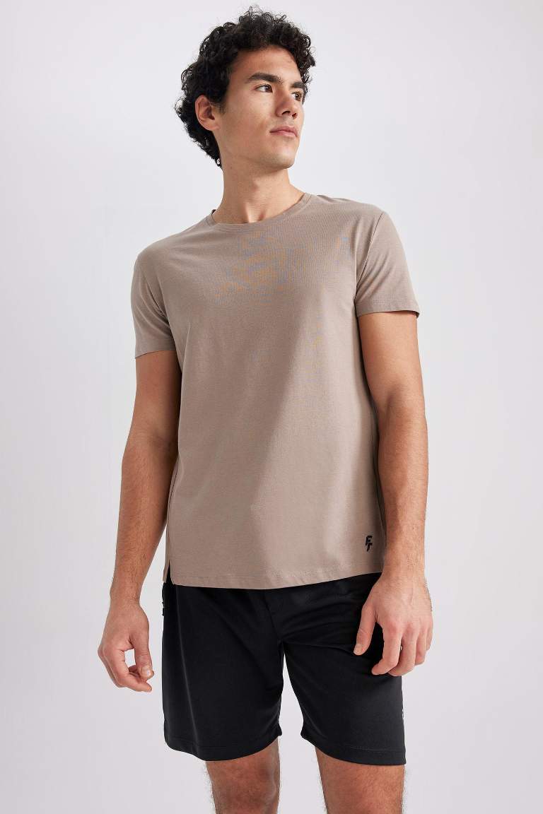 Defacto Fit Slim Fit Crew Neck Sportsman T-Shirt