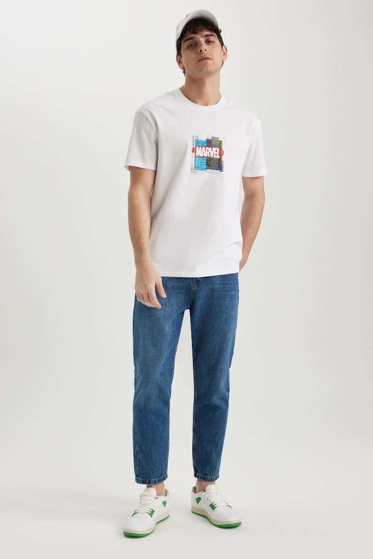 Loose Fit Bol Kalıp Yüksek Bel Dar Paça Jean Pantolon