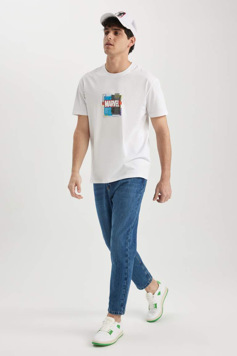 Loose Fit Bol Kalıp Yüksek Bel Dar Paça Jean Pantolon