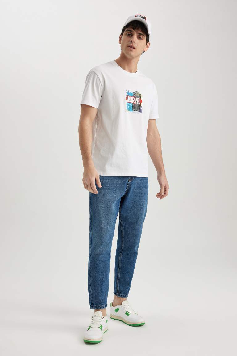 Loose Fit Bol Kalıp Yüksek Bel Dar Paça Jean Pantolon