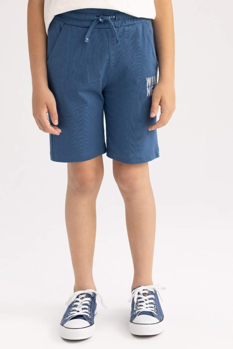 Boy Regular Fit Combed Cotton Shorts