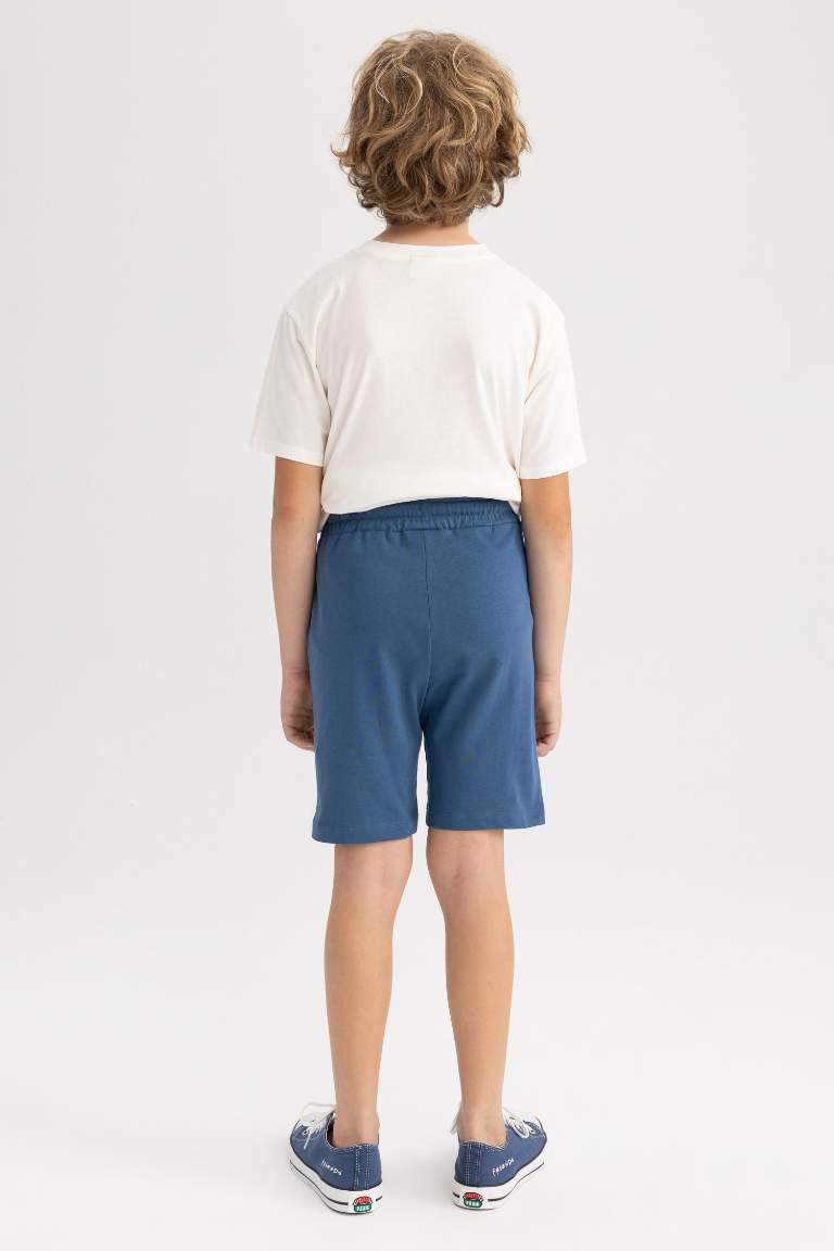 Boy Regular Fit Combed Cotton Shorts