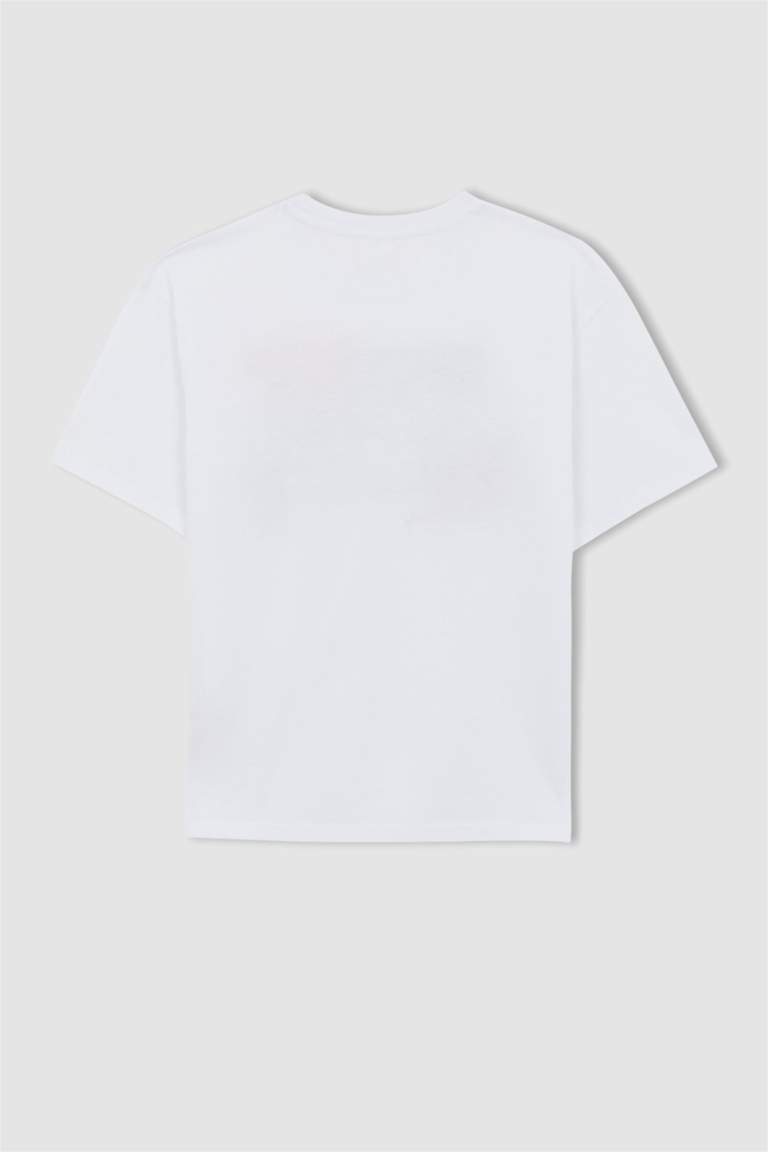 T-shirt Homme Zara Beige - Taille S - Manches Courtes Col Ras Du Cou - Occasion