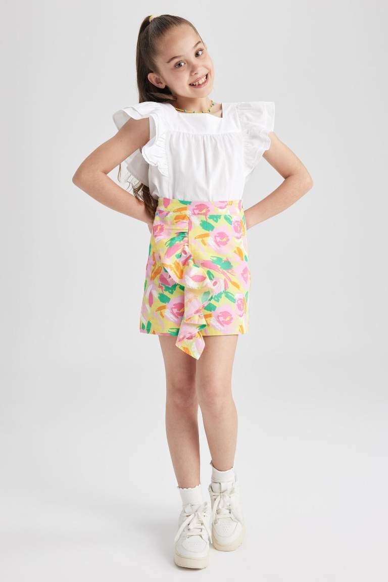 Girl Poplin Skirt