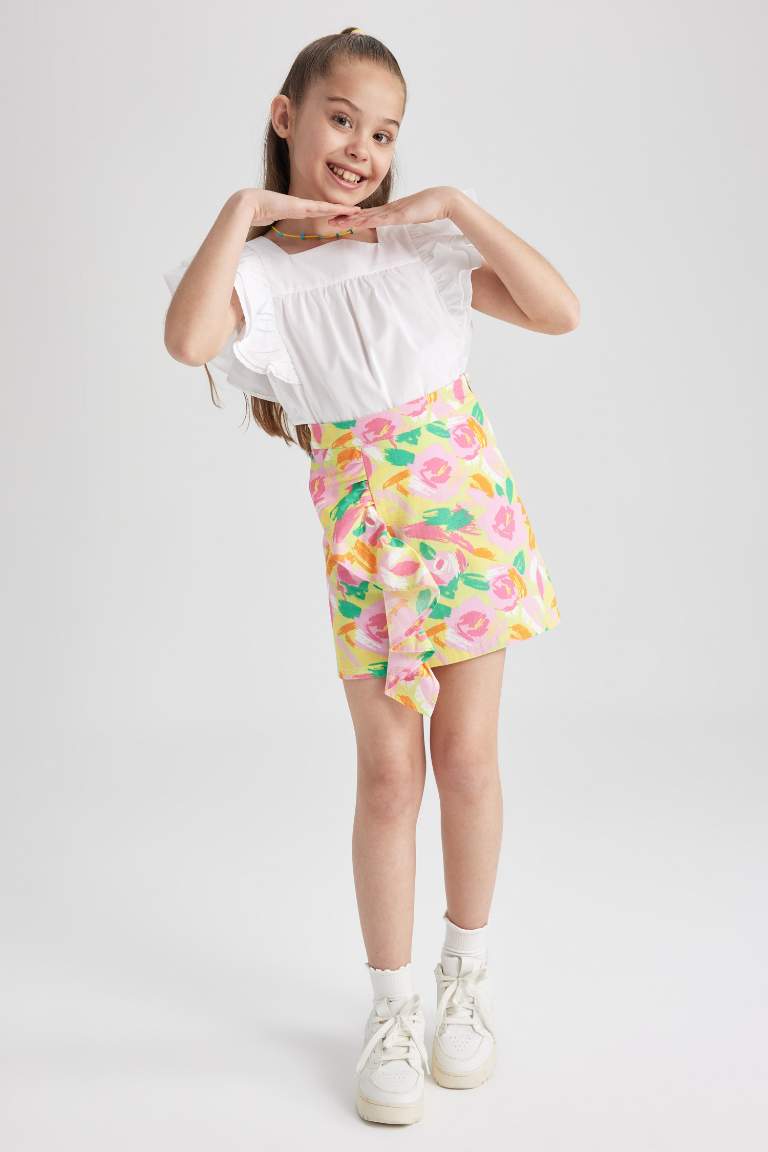 Girl Poplin Skirt