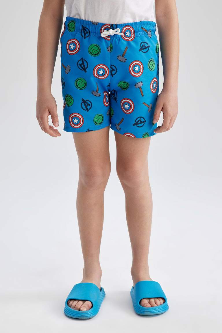 Boys Marvel Avengers Licensed Swimming Shorts