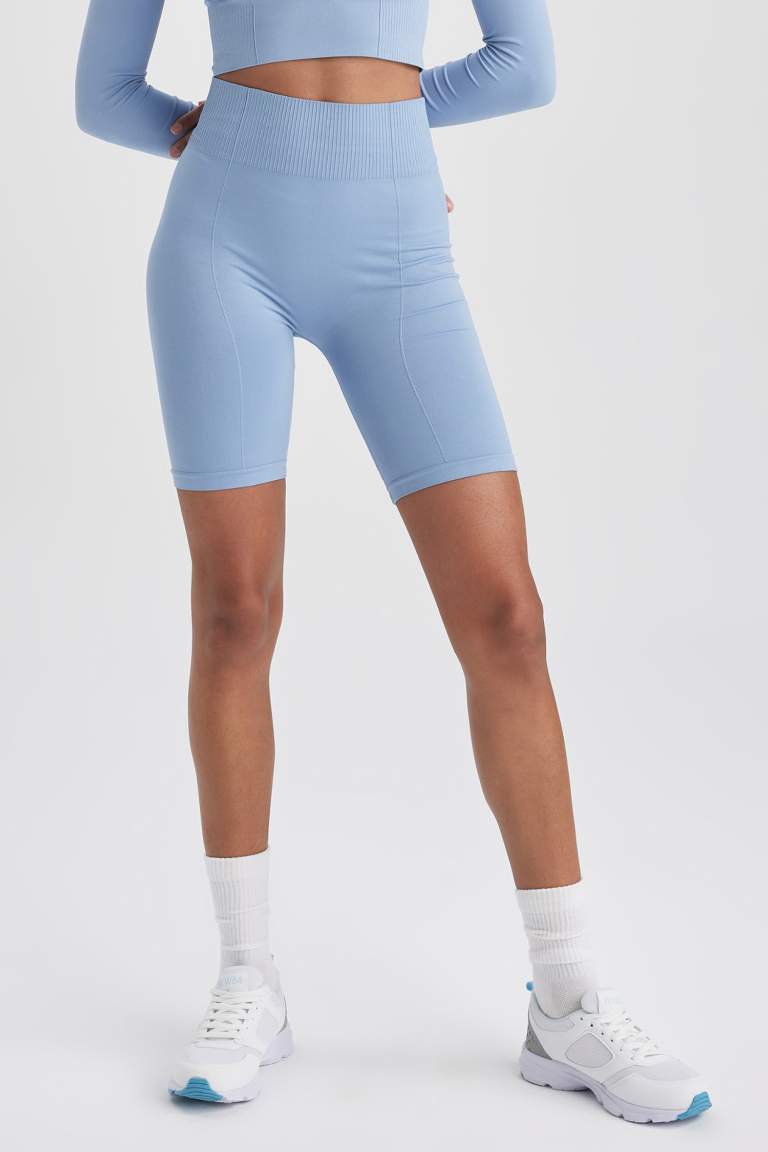 Defacto Fit Biker Collants De Sport En Coton