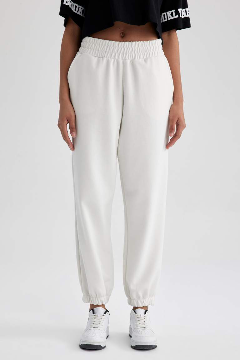 DeFactoFit Oversize Fit Double Pocket Jogger Sweatpants