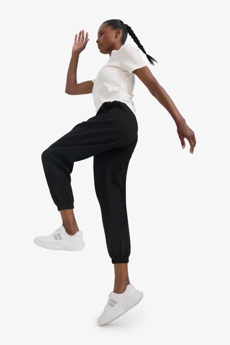 DeFactoFit Oversize Fit Standard Length Scuba Fabric Jogger Sweatpants
