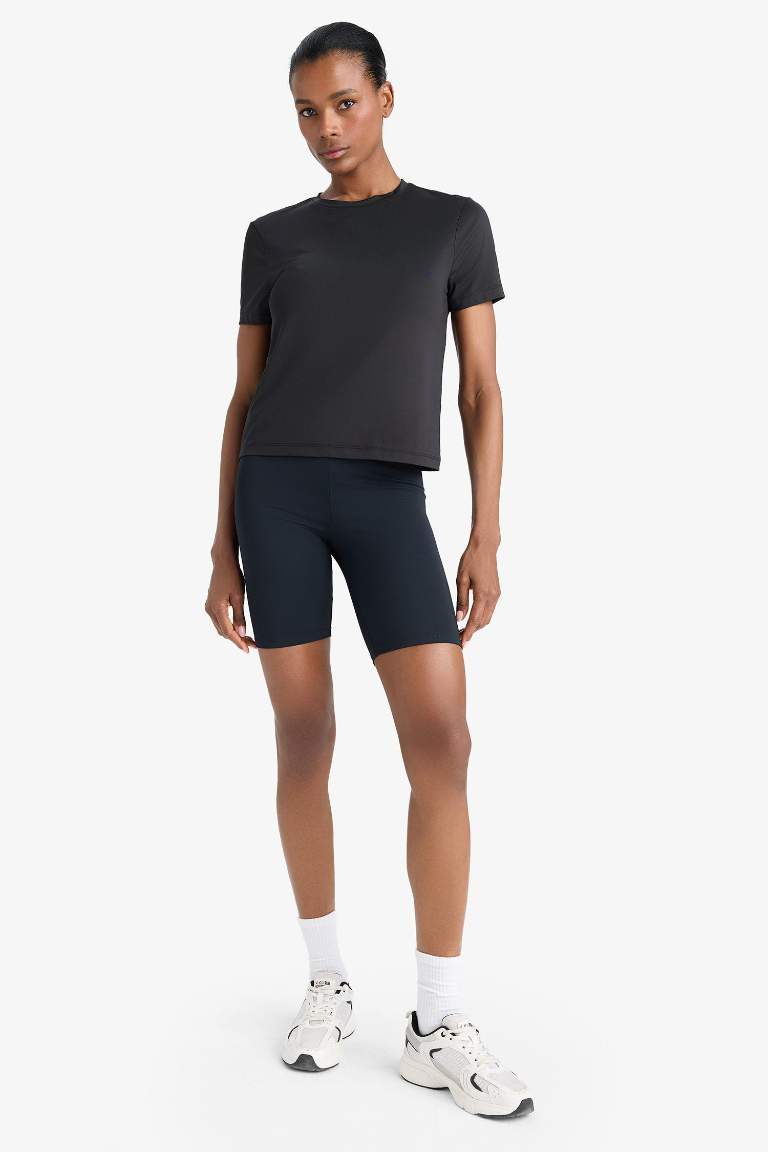 DeFactoFit Biker Waist-hugging Sports Leggings