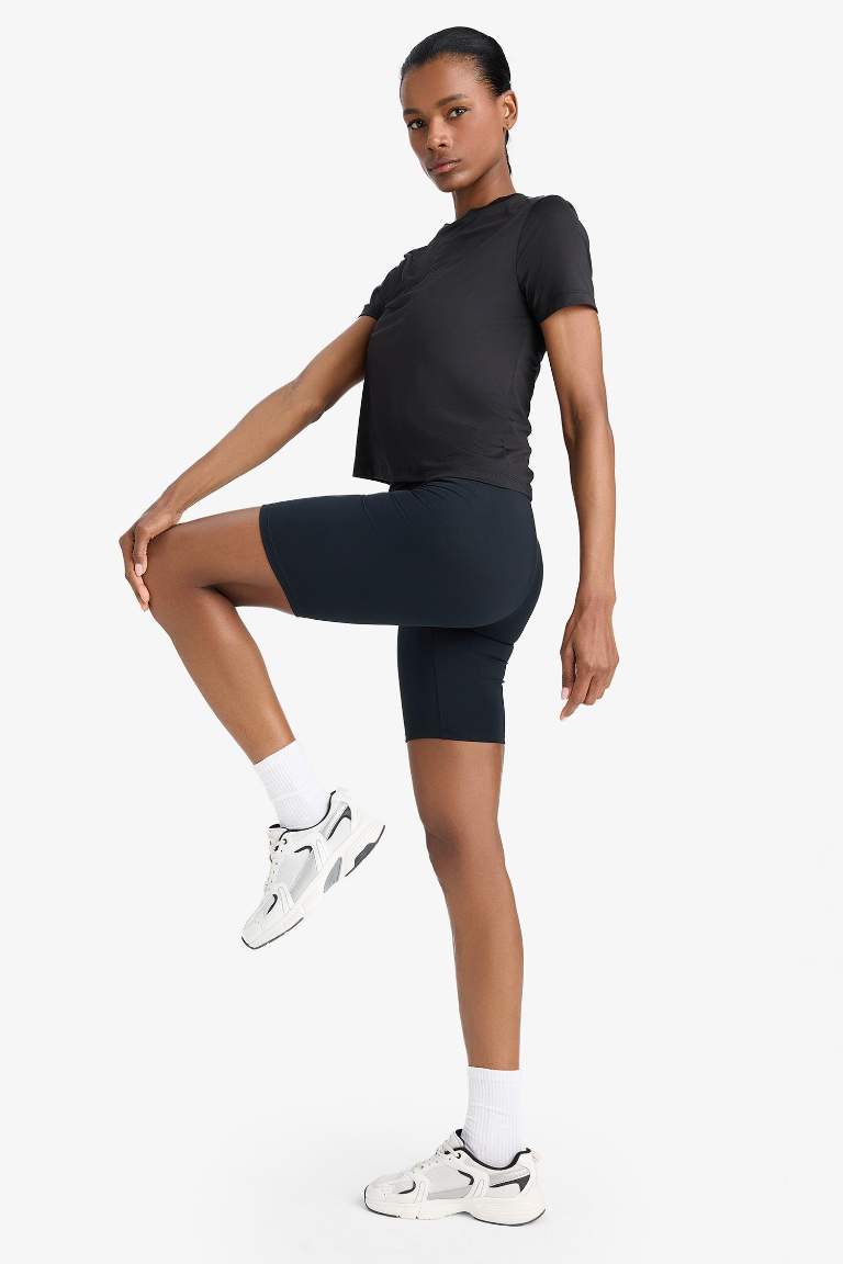 DeFactoFit Biker Waist-hugging Sports Leggings
