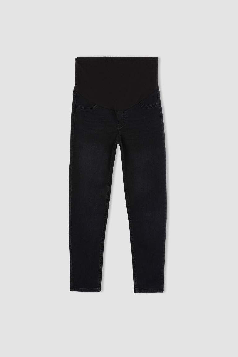 Slim Fit Dar Kalıp Normal Bel Dar Paça Uzun Hamile Pantolon