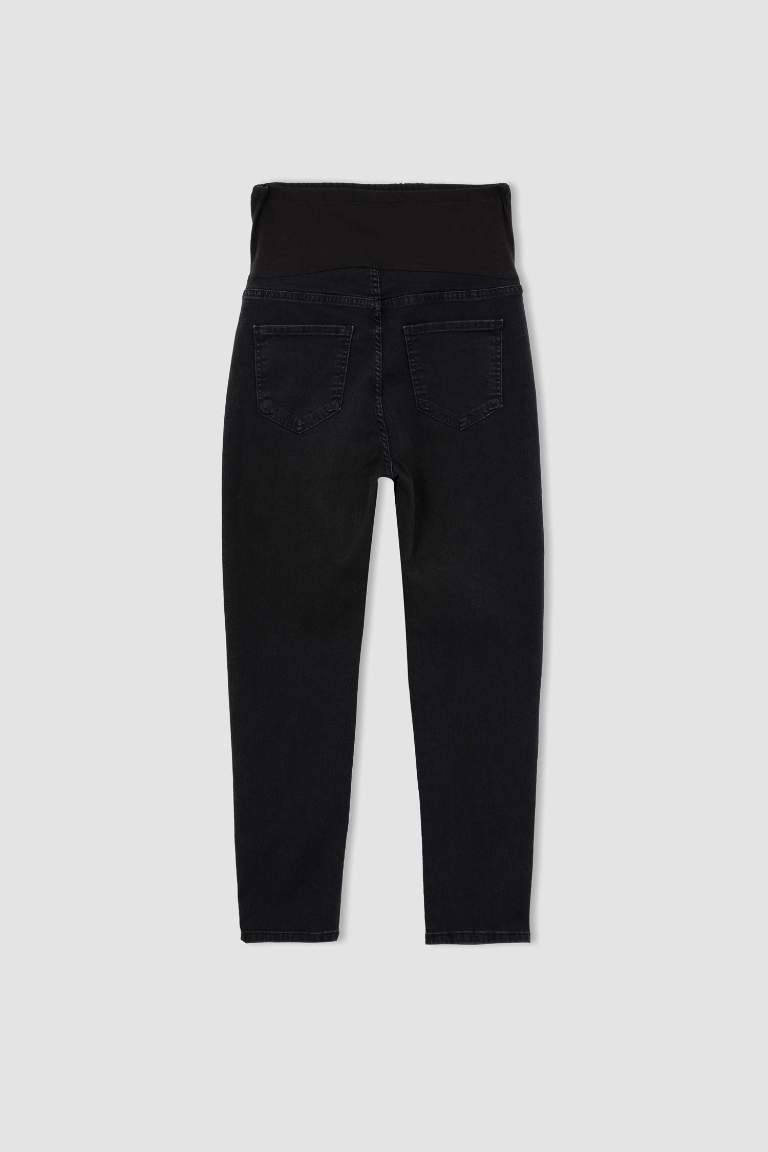 Slim Fit Dar Kalıp Normal Bel Dar Paça Uzun Hamile Pantolon