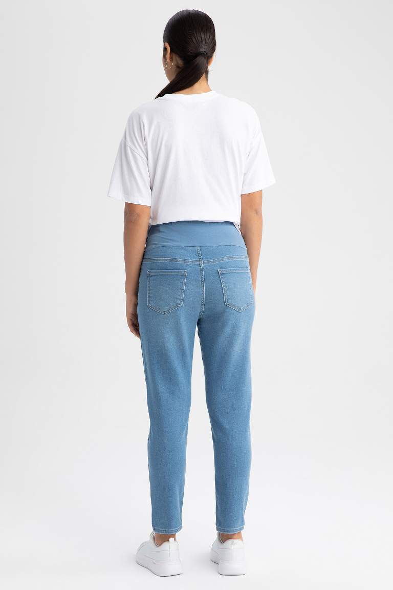 Boyfriend Yüksek Bel Standart Paça Uzun Hamile Pantolon