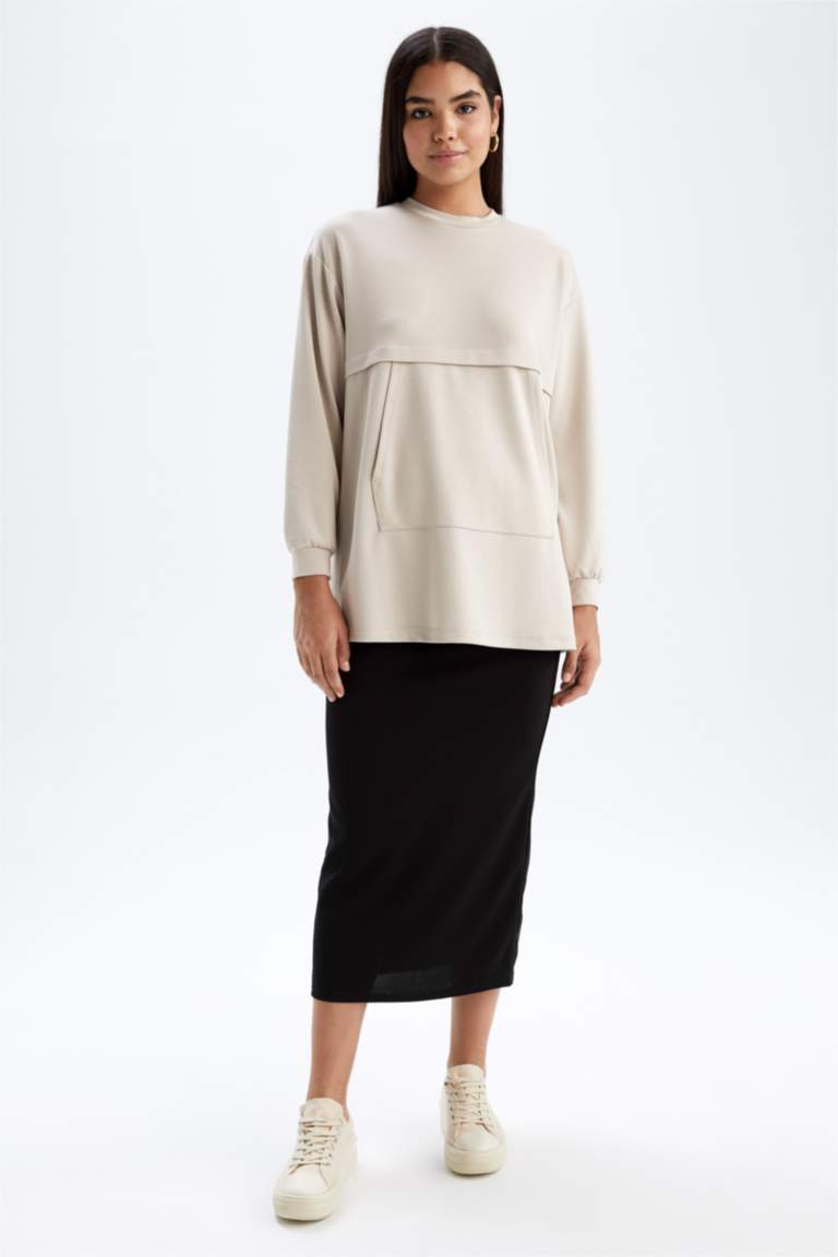 Short Jupe St. John's Bay Taille 14 - Noir, Coton Stretch, Jupe-culotte Femme