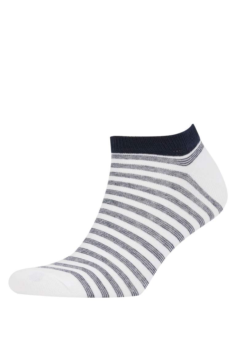 Men 5 Pack Cotton Booties Socks