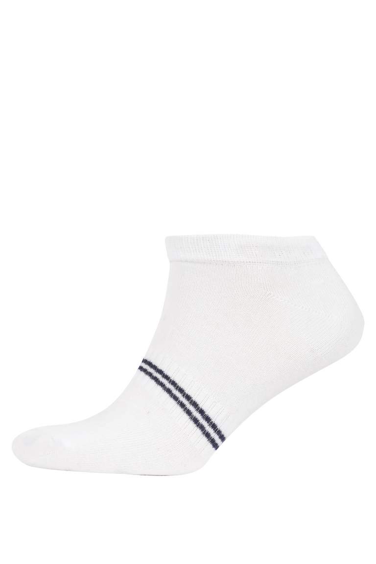 Men 5 Pack Cotton Booties Socks