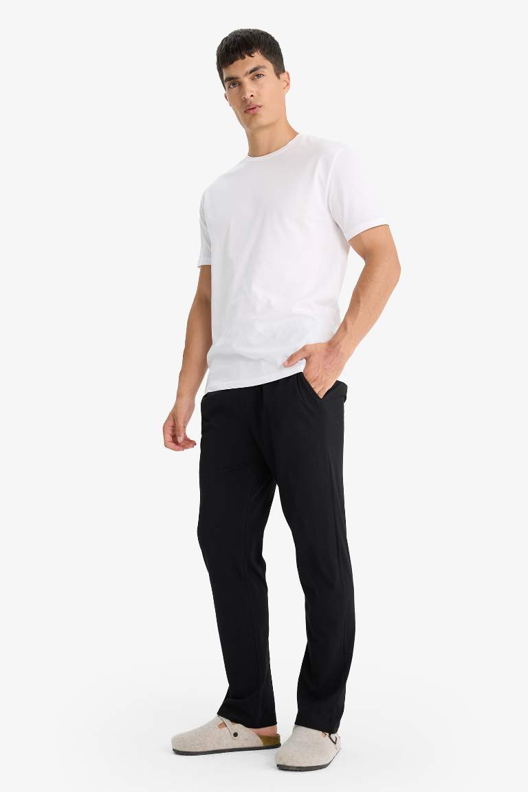 Regular Fit Cepli Pijama Altı