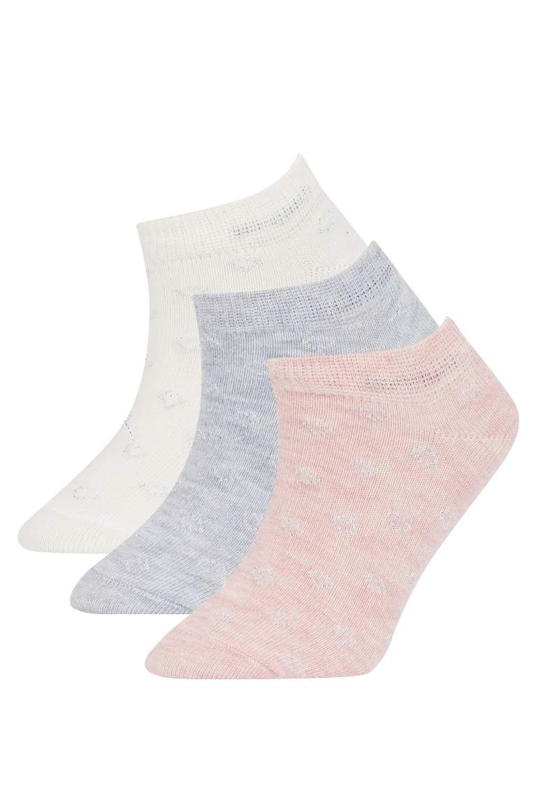 Girl 3-pack Cotton Booties Socks