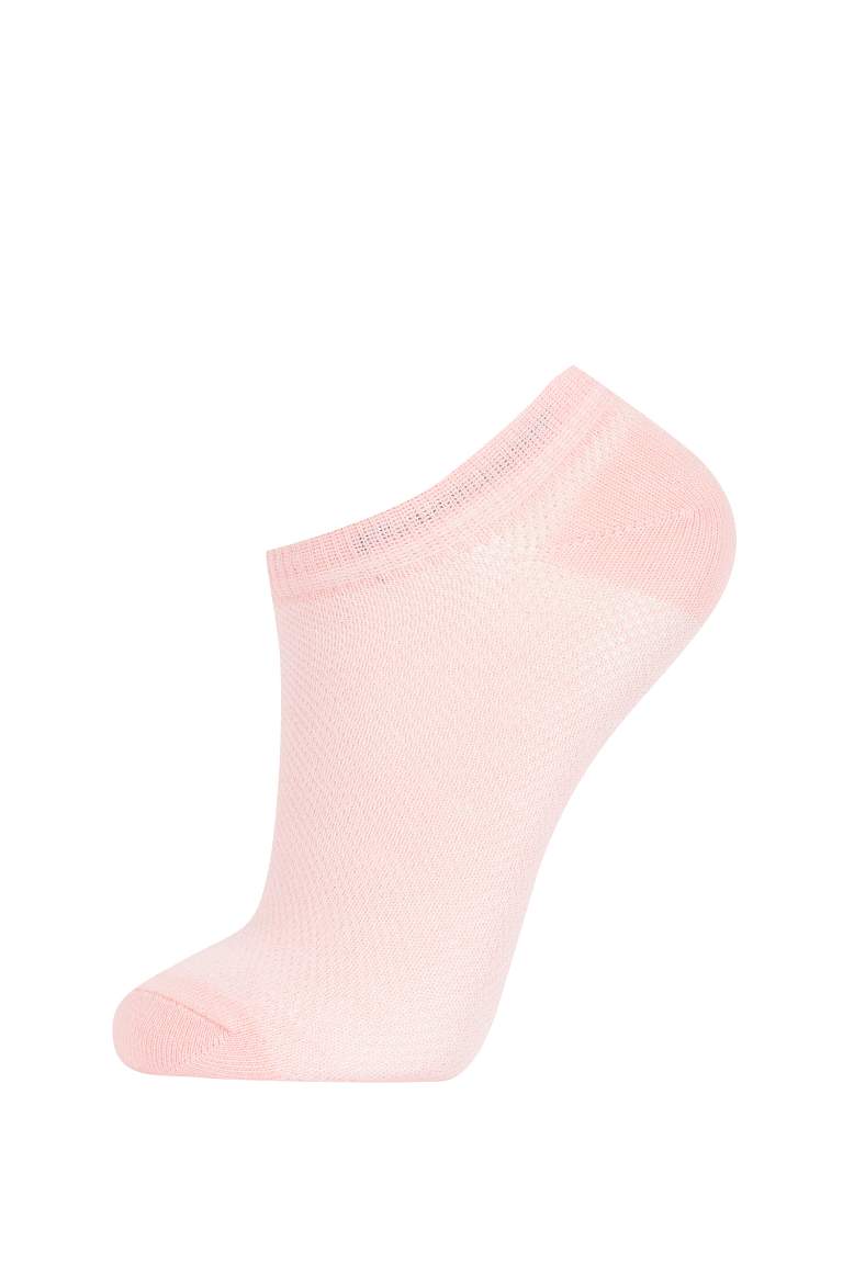 Girls 5 Pack Cotton Booties Socks