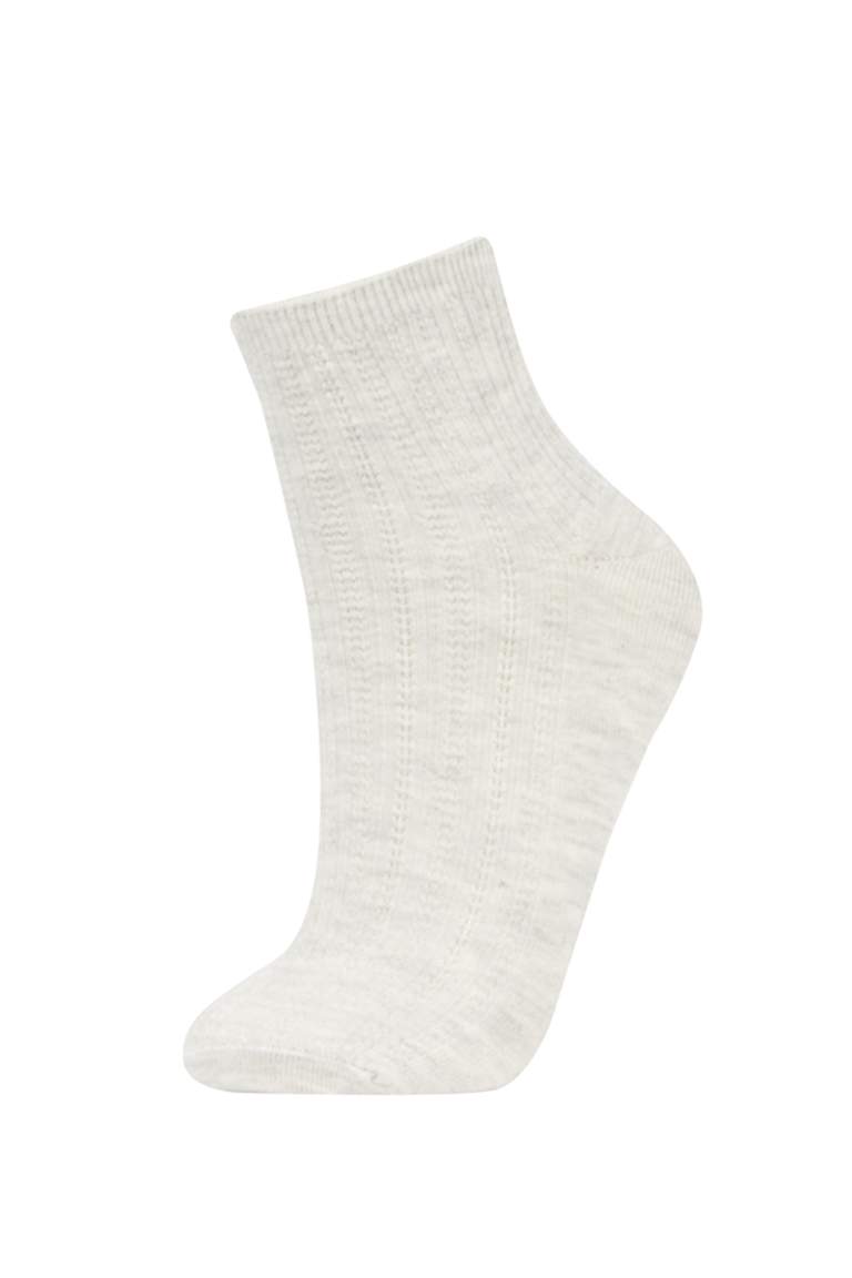 Lot de 3 paires de chaussettes courtes en coton pour femme