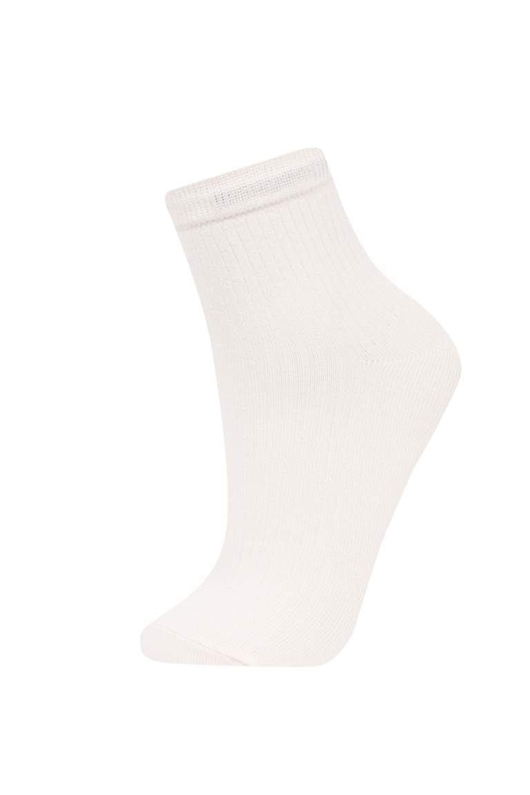 Lot De 5 Paires De Chaussettes Courtes En Coton Pour Femme