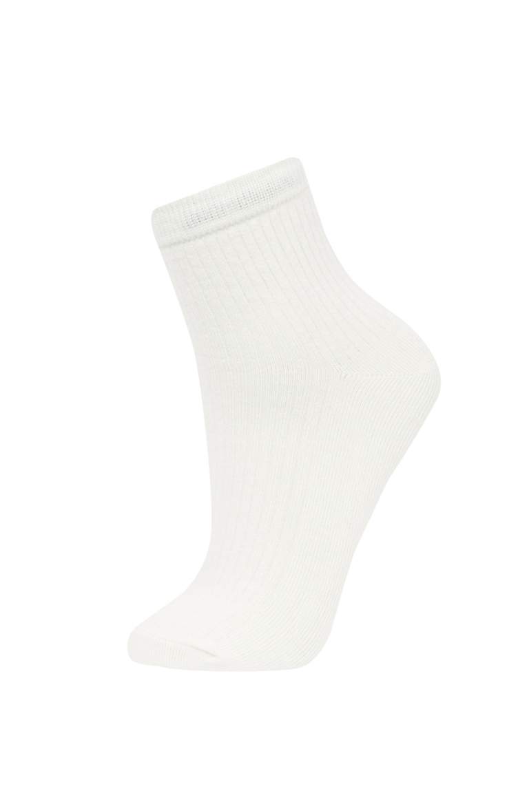 Lot De 5 Paires De Chaussettes Courtes En Coton Pour Femme