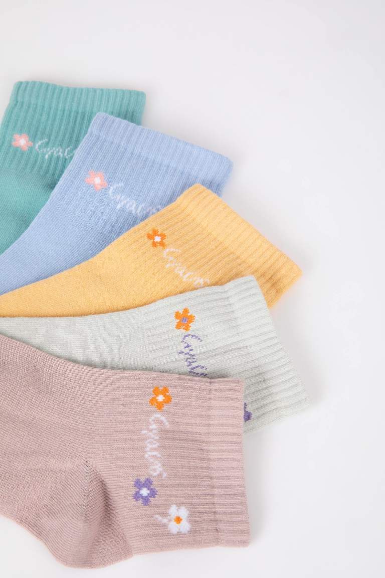 Women 5 Pack Cotton Short Socks