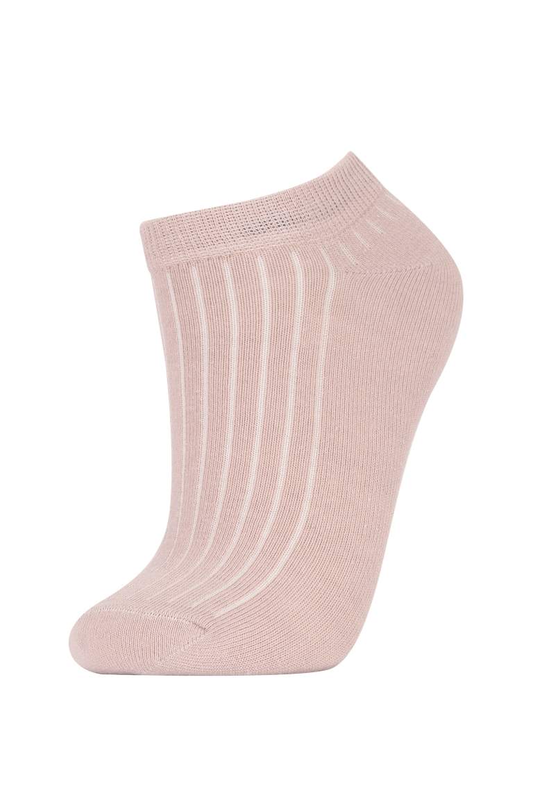 Women 5 Pack Cotton Booties Socks