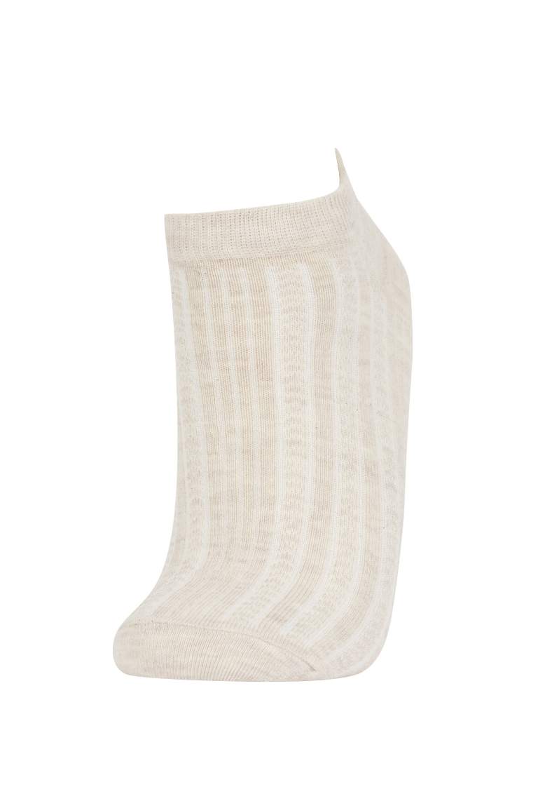 Women 5 Pack Cotton Booties Socks