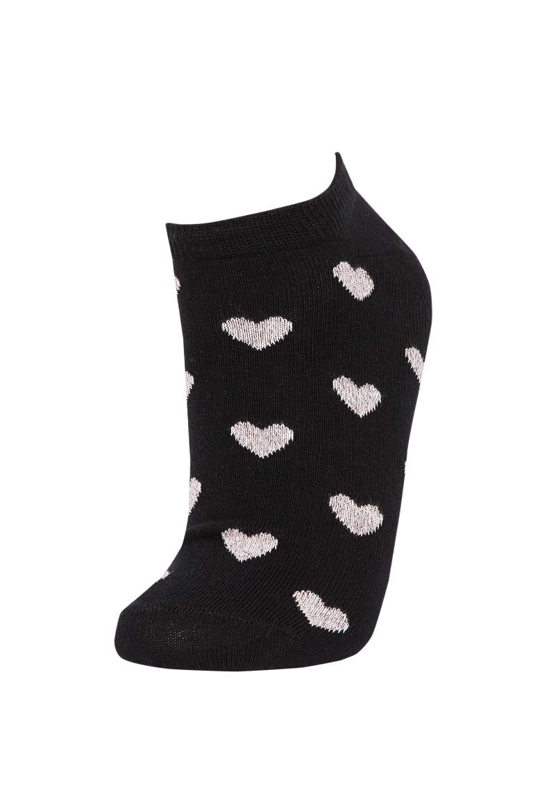 Women Fall In Love 3 Pack Cotton Booties Socks