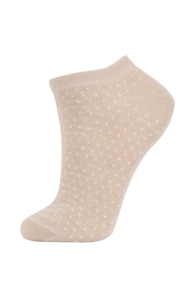 Women 5 Pack Cotton Booties Socks