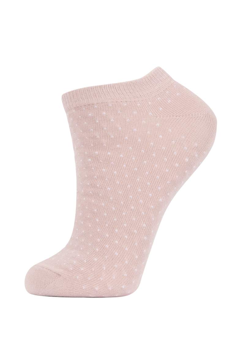 Women 5 Pack Cotton Booties Socks