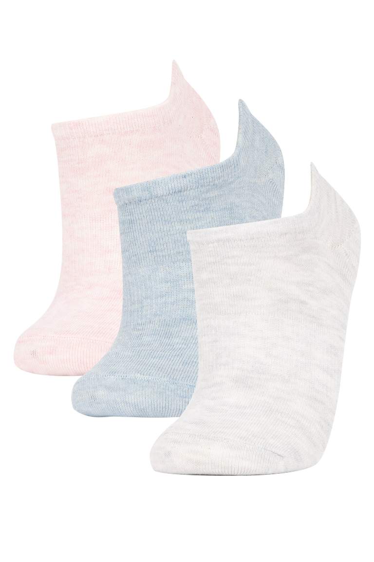 Lot de 3 paires de chaussettes en coton pour femme