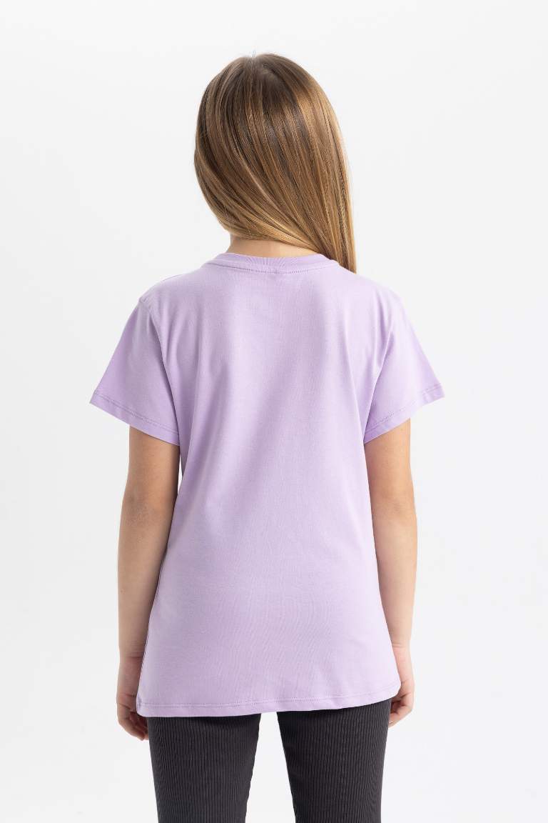 Girl Short Sleeve Basic T-Shirt