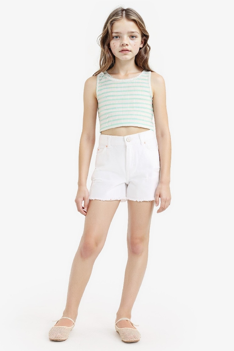 Girl Crop Camisole Tank Top