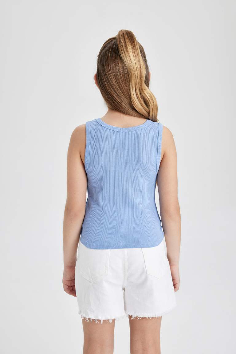 Girl Slim Fit Basic Camisole Tank Top