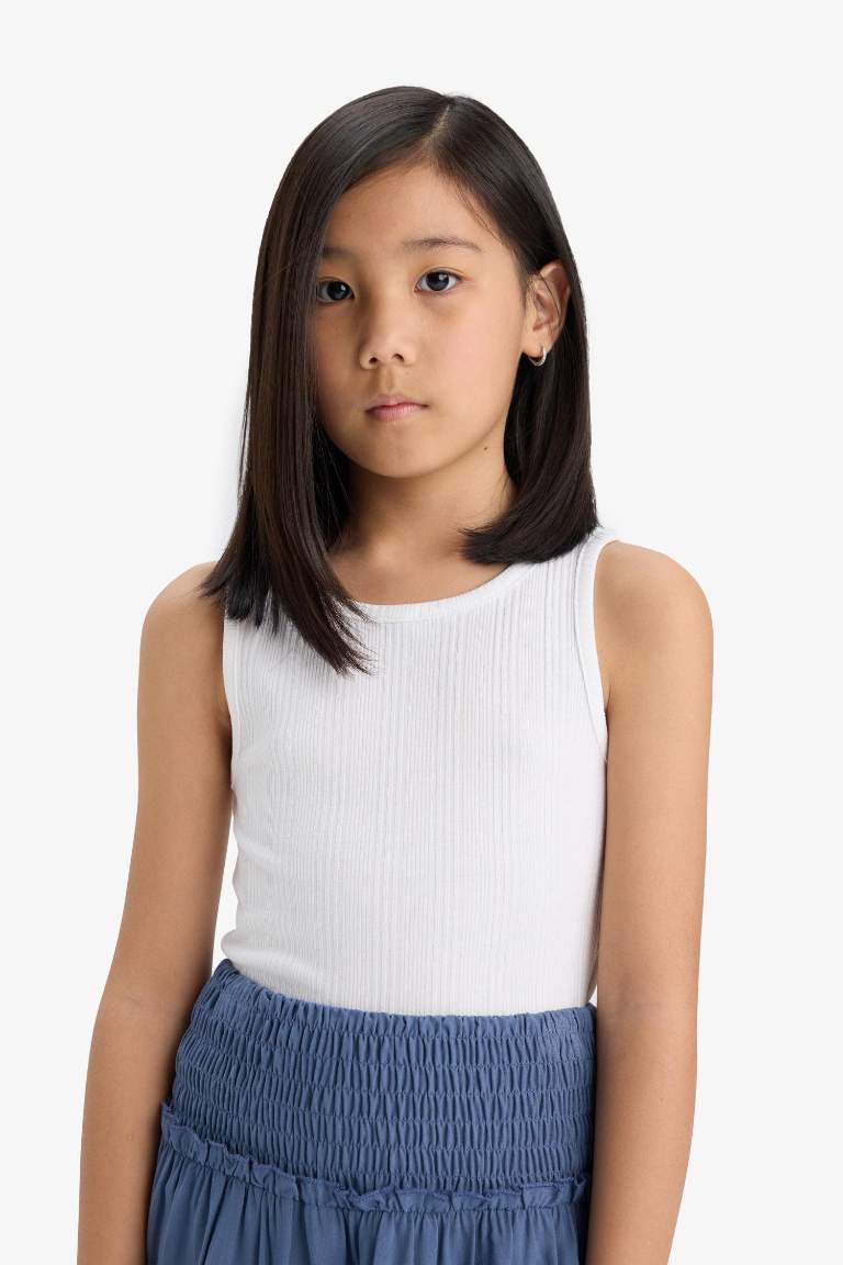 Girl Slim Fit Basic Camisole Tank Top