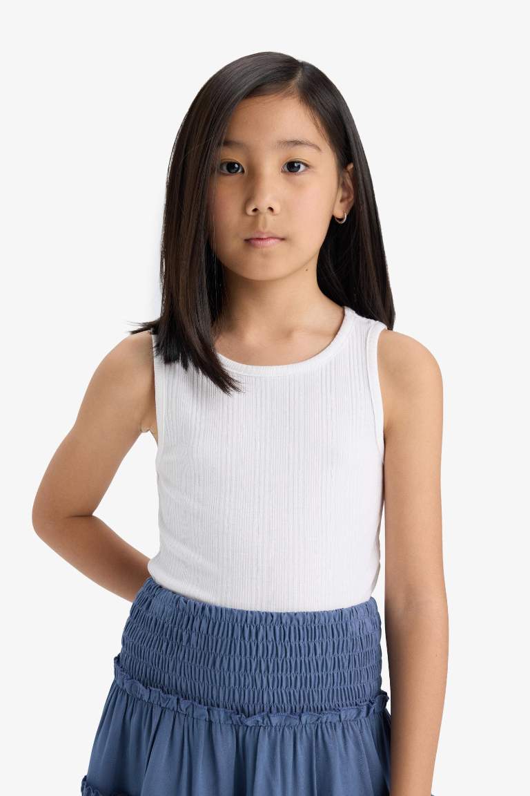 Girl Slim Fit Basic Camisole Tank Top