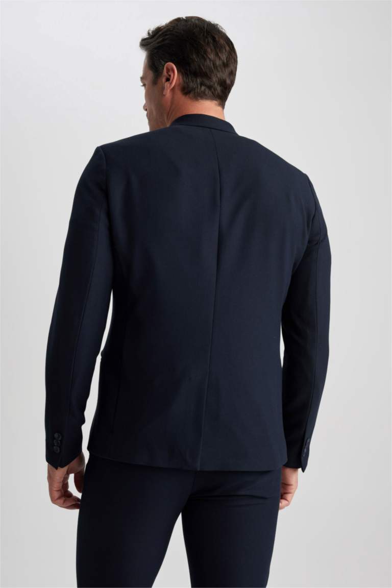 Slim Fit Lined Blazer